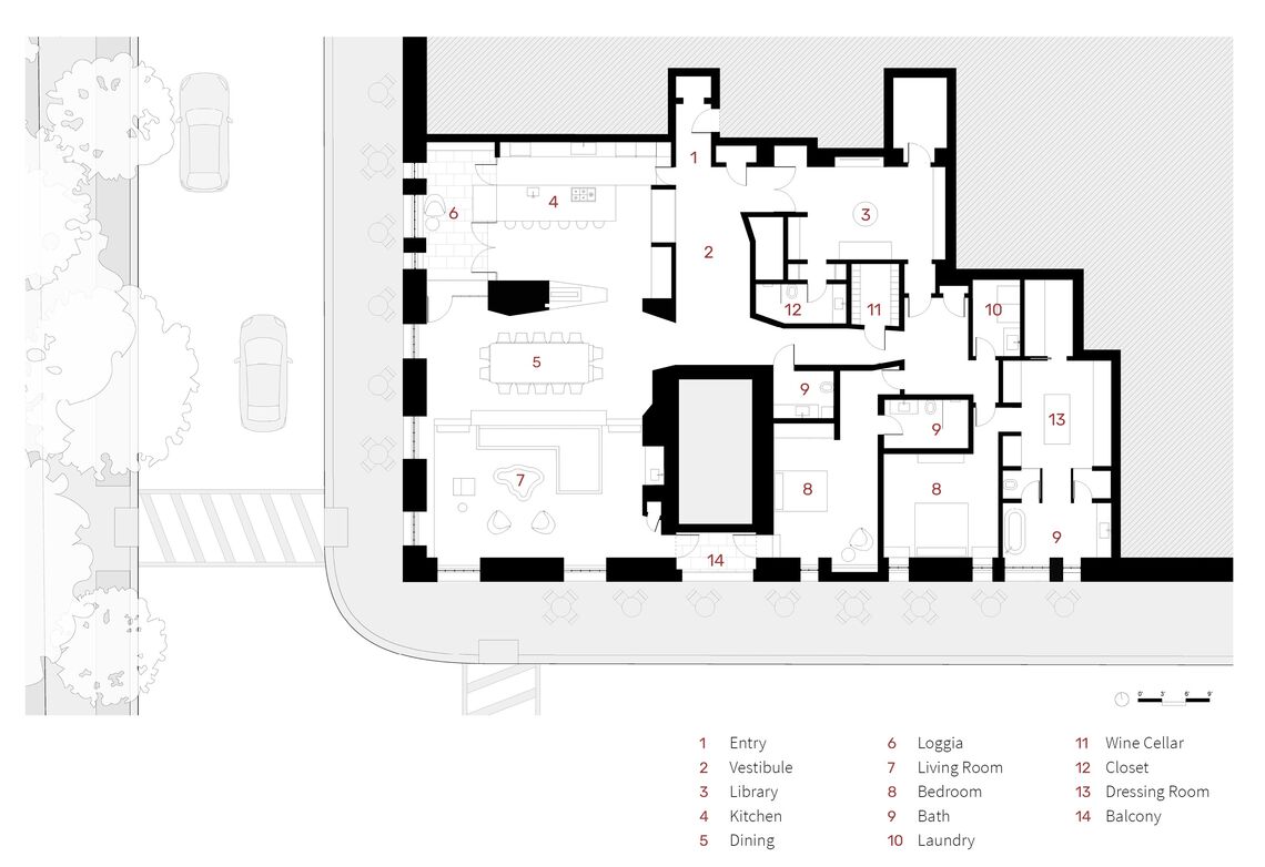 loggia loft floor plan